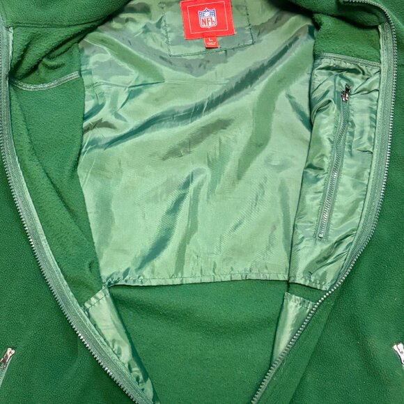 ~~GREEN BAY PACKERS UNISEX EMBROIDERED VINTAGE L FLEECE VEST *****SIZES VARY B - Picture 4 of 6